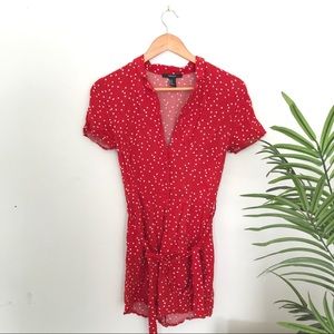 Red romper